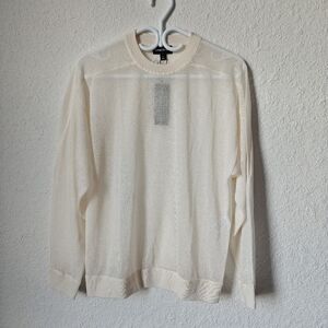 NWT KENNETH COLE Sheer Sweater